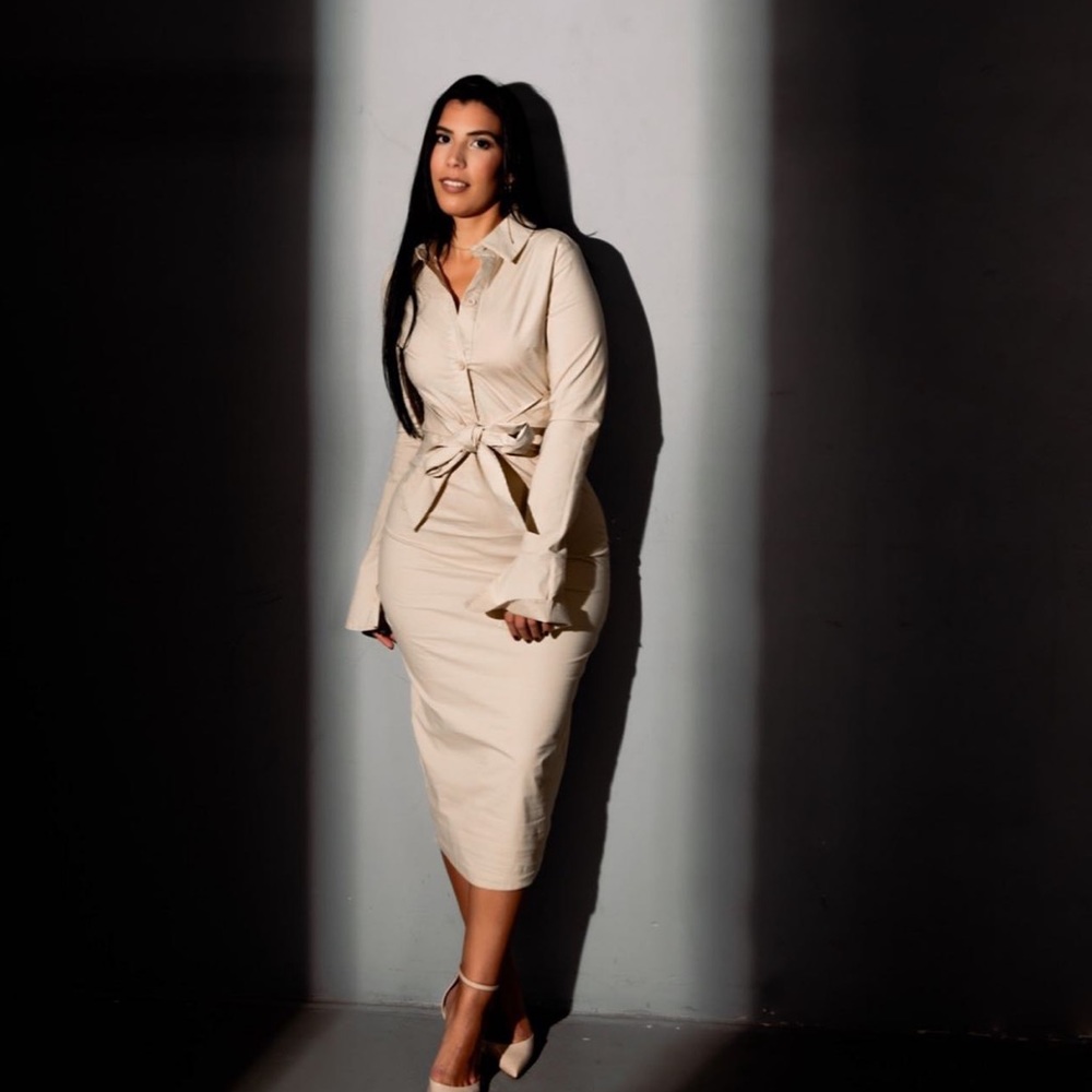 Beige dress